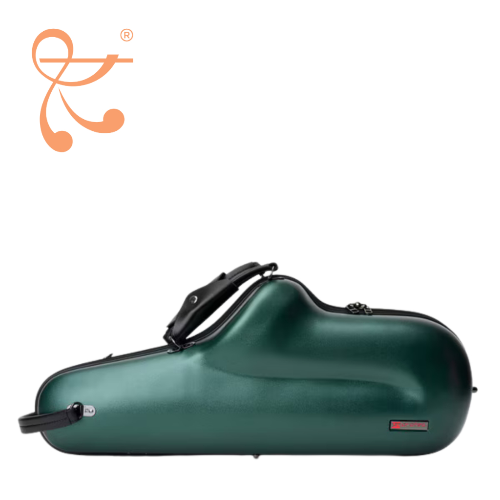 Protec Micro Zip Alto Saxophone Case (Black/ Hunter Green/ Blue)