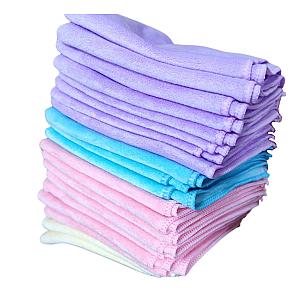 Universal Music Instrument Cleaning Cloth (13''x13'') - Pink/Purple/Blue/Yellow