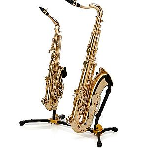 Hercules Double Alto/Tenor Saxophone Stand - DS537B