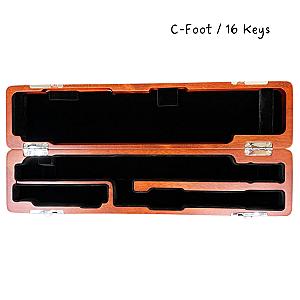Flute Wooden Case - C-Foot/B-Foot - Rosewood