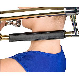 Protec Trombone Neck Guard - Leather Black