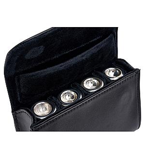 Protec 4-Piece Trumpet Mouthpiece Pouch (Black/ Cocoa)- INGO