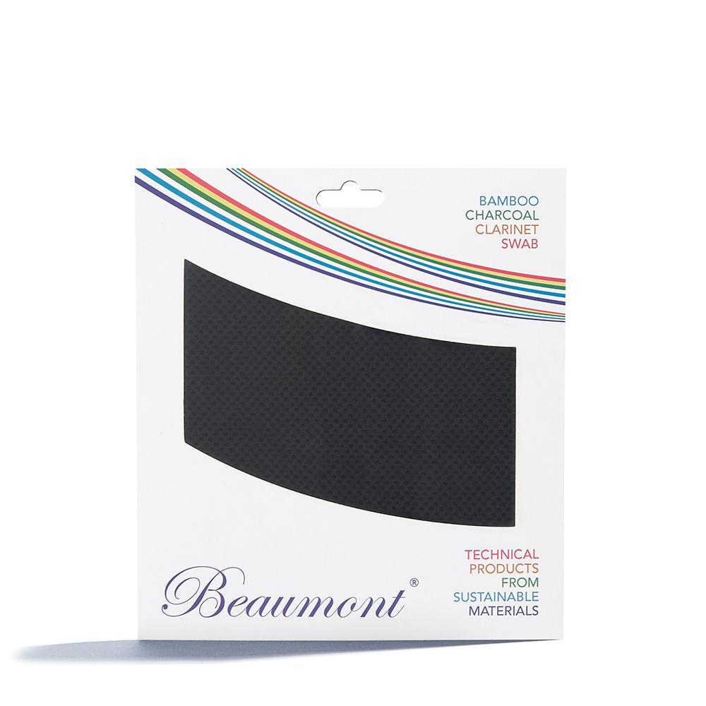 Beaumont Flute Swab - Bamboo Charcoal - Concert Noir