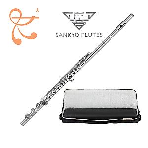 Sankyo Flute CF601 Professional Full Silver Flute