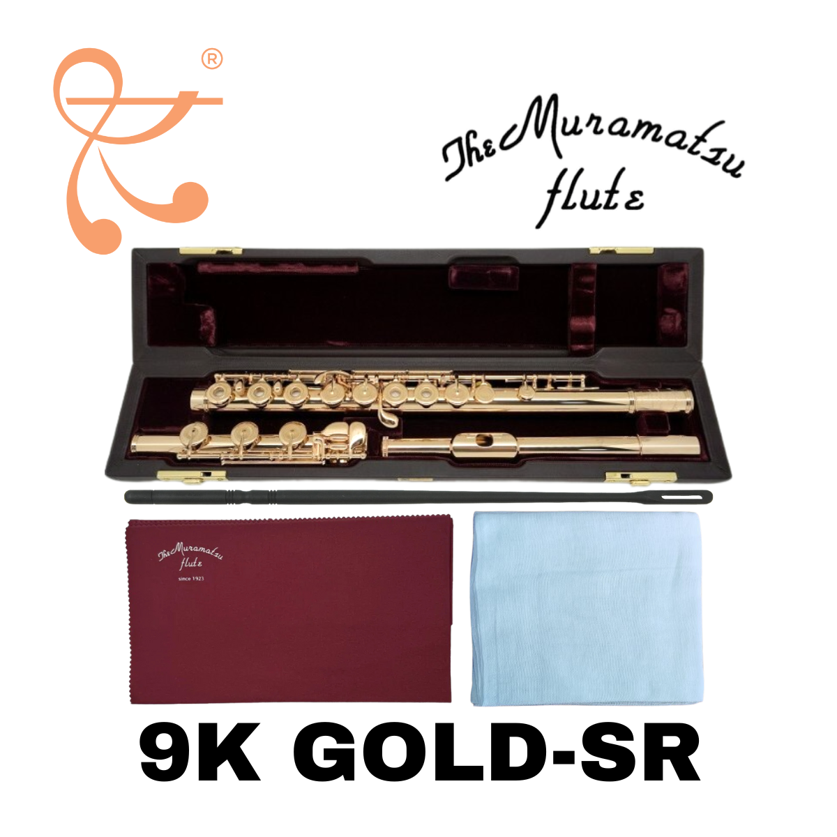 Muramatsu Flute, Professional Model 9K Gold-SR