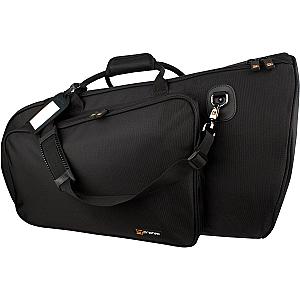 Protec Euphonium Gig Bag Case - Gold Series - Bell Up