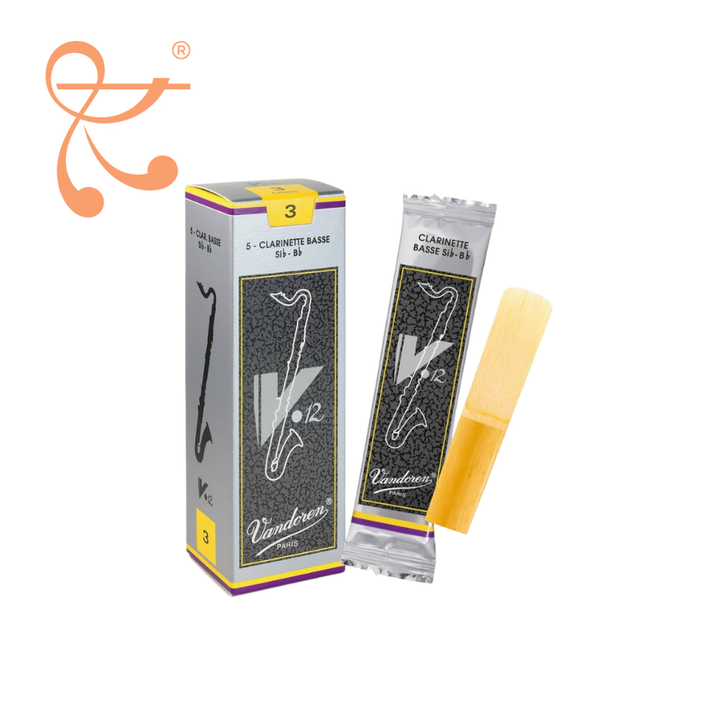 Vandoren V12 Bass Clarinet Reed - Box/ Loose Pack - 2.5/ 3.0/ 3.5