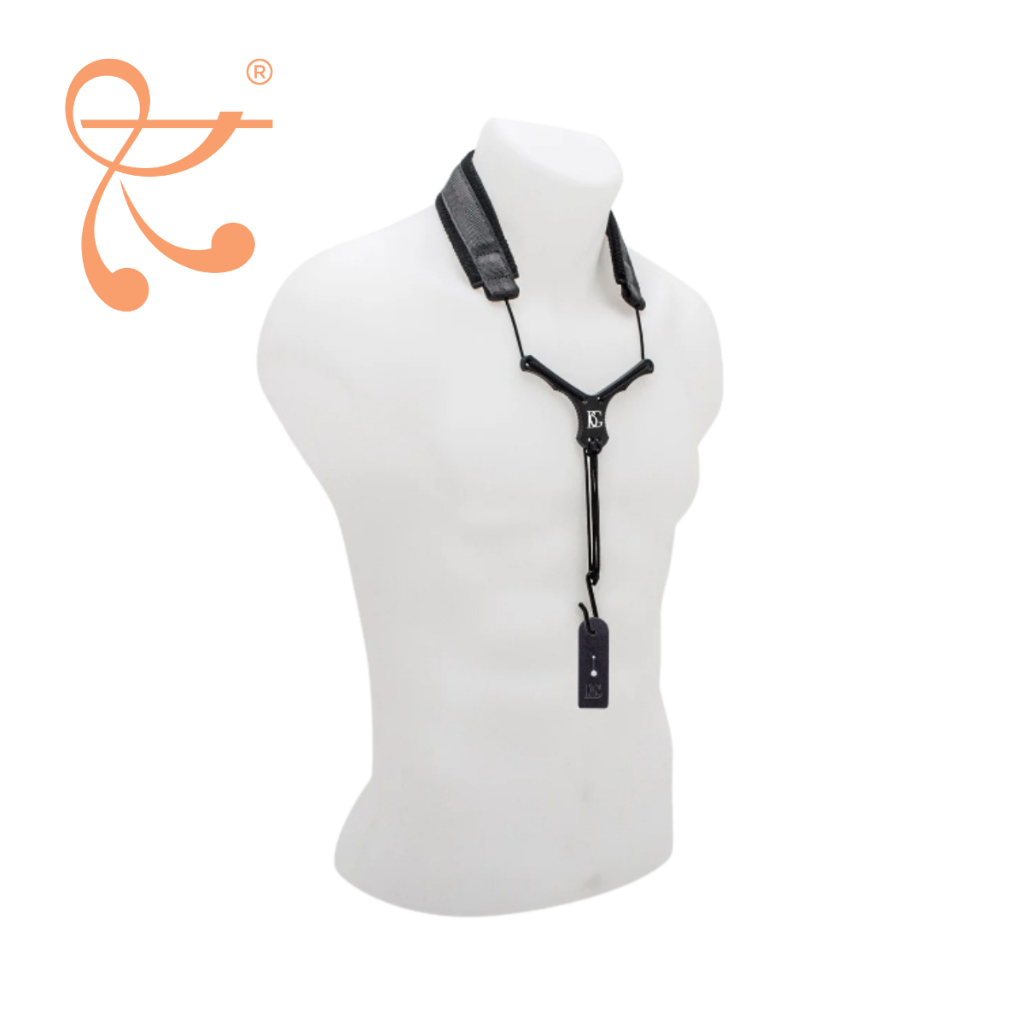 BG Bb Clarinet Zen Nylon Elastic Neck Strap (Regular/Small)