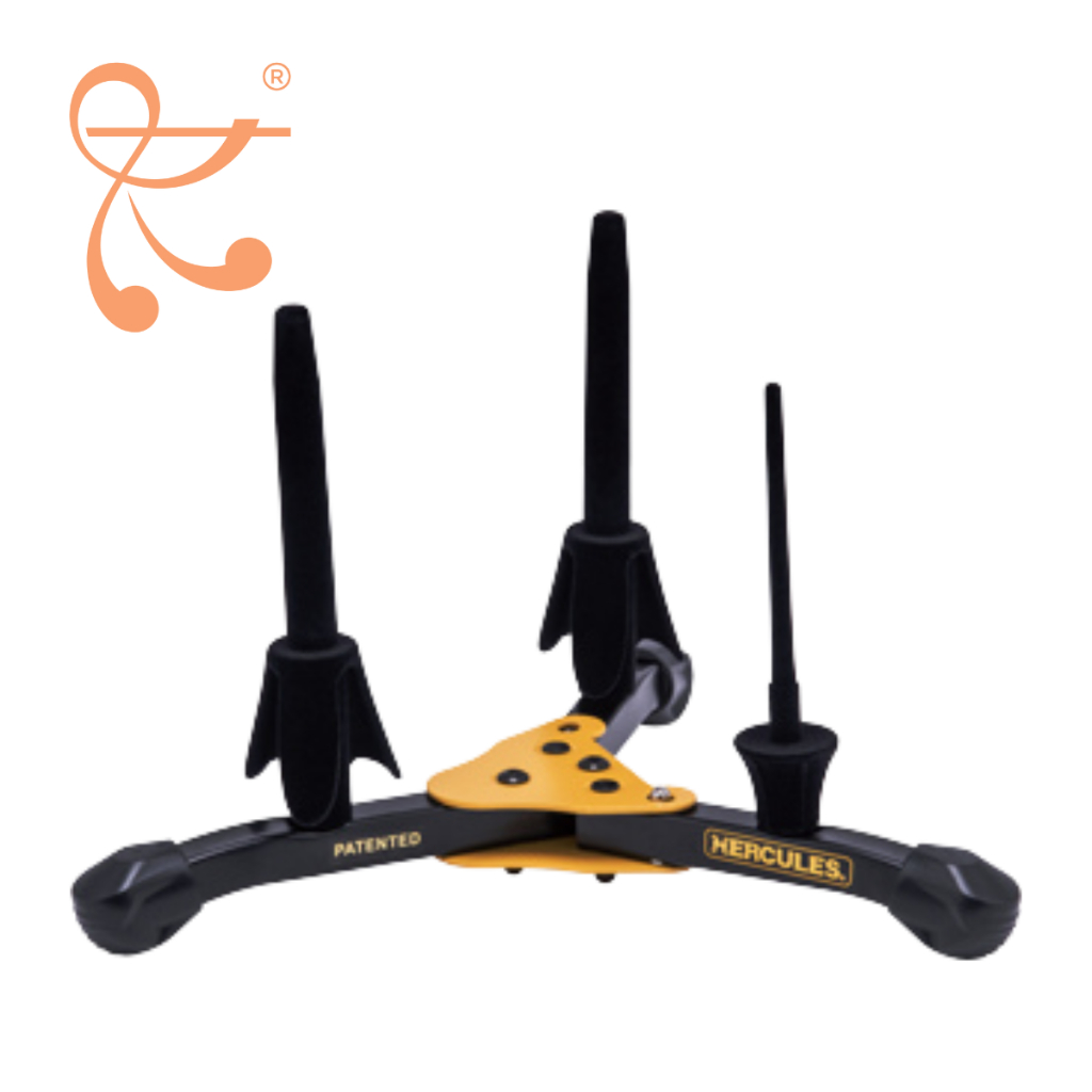 Hercules Clarinet/Flute and Piccolo Stand with Bag - DS543BB