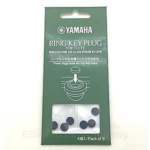 Yamaha Flute Ring Key Plug- A Pack of 6 (Black)